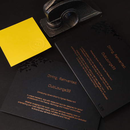 Clublounge Cards - Bespoke Printed Graphic Solutions