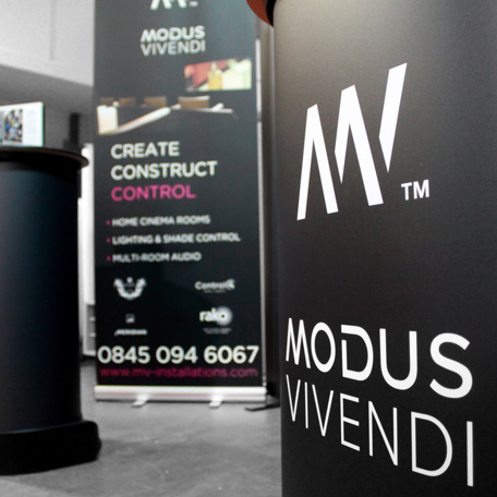 Modus Vivendi print and exhibition graphics