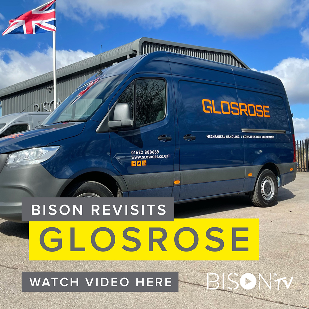 Glosrose Van Showing Off Vehicle Wrapping Advertising That Was Made By Bison